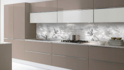 Pannello decorativo paraspruzzi parete retro cucina